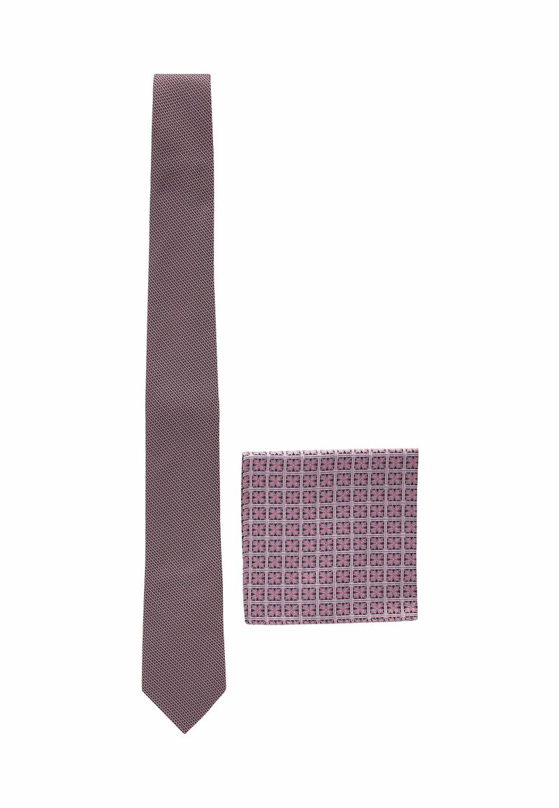 Next SAGE WITH FLORAL SET - Pocket square - damson pink