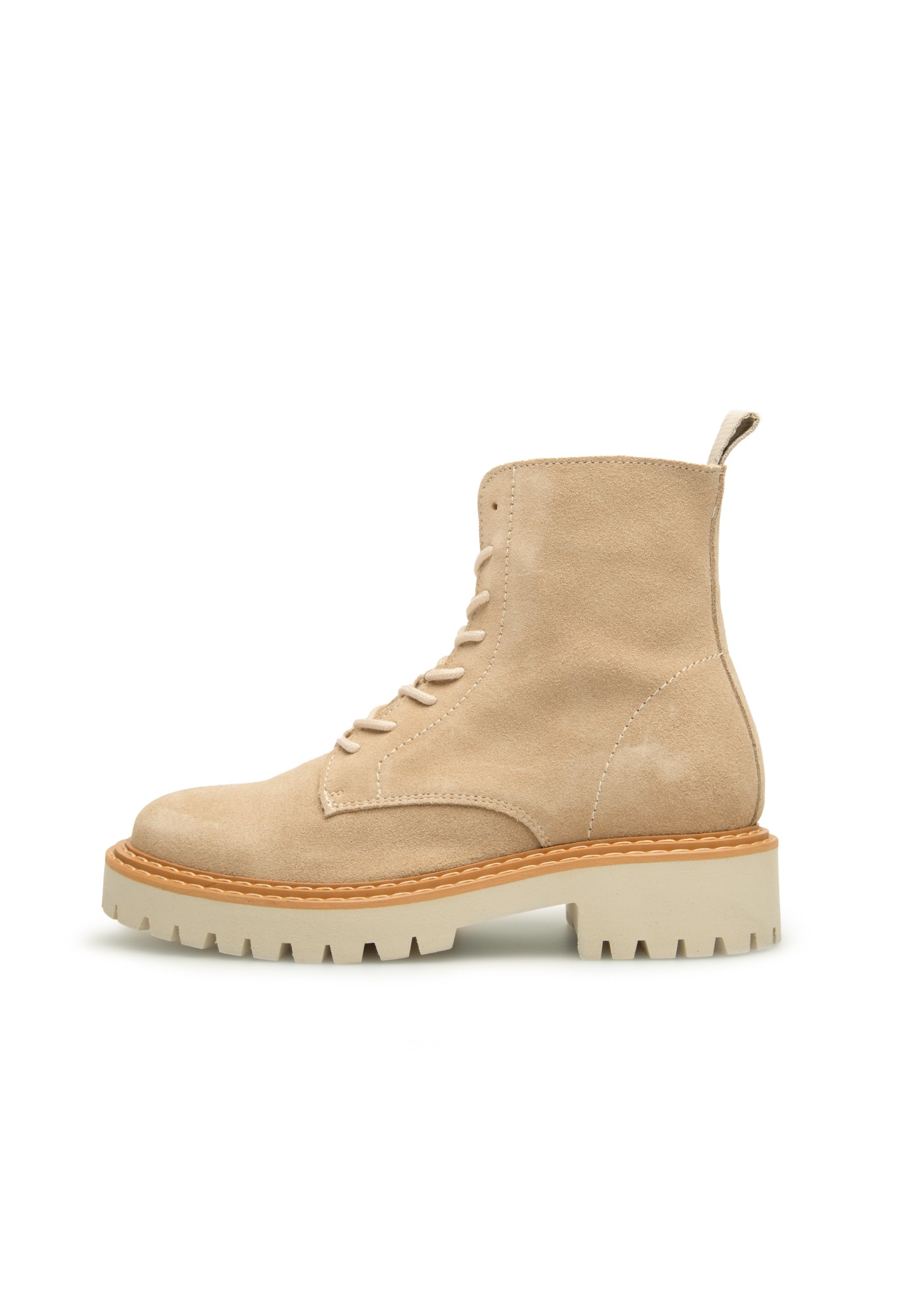 LAST STUDIO GEMMA - Enkellaarsjes met plateauzool - beige - Zalando.nl