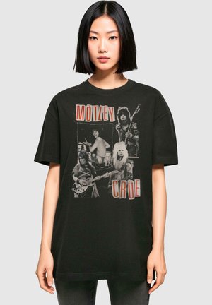 Merchcode MOTLEY CRUE - VINTAGE PUNK COLLAGE BOYFRIEND - T-Shirt print - black