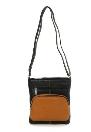Cross body bag - schwarz/ braun