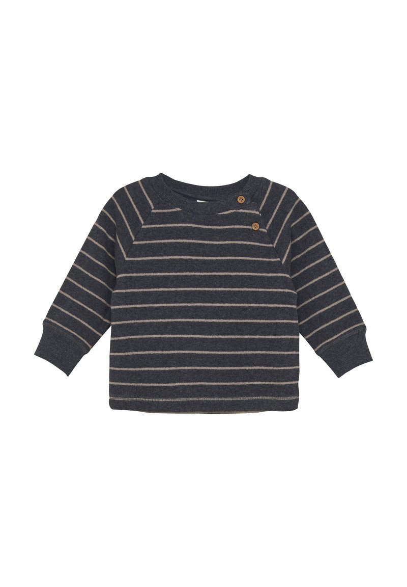 EN FANT LONG SLEEVES STRIPE - Stickad tröja - ebony