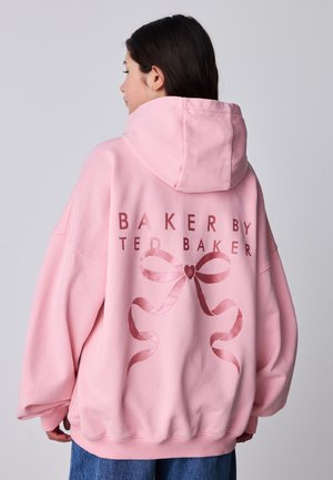 Baker by Ted Baker, REGULAR FIT - FLURO PINK HOODIE . - Huppari - fluro pink