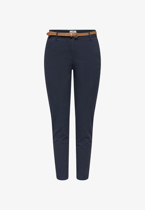 JDY, TROUSERS JDYCHICAGO WIDE LEG FIT TROUSERS - Vászonnadrágok - night sky