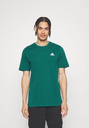 ESSENTIALS SINGLE EMBROIDERED SMALL - Basic T-shirt - collegiate green