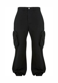 Urban Classics RIPSTOPLOOSE FIT  - Trousers - black