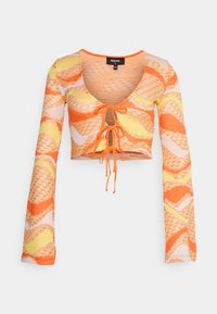 FLARE SLEEVE CROP - Blusa - orange