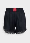 RED LABEL SHORT - Pyjamahousut/-shortsit - black