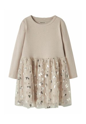 GLITZER - Vestido de punto - cement