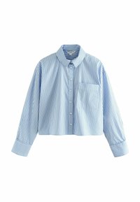 LONG SLEEVE CROPPED - Blus - blue white stripe