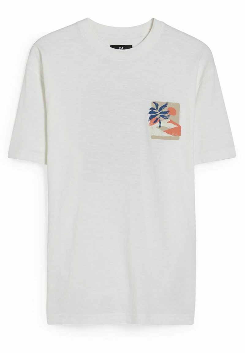 C&A T-shirt print wit C&A T-shirt print wit