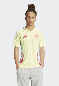 adidas Performance SPAIN FEF AWAY JERSEY - Football shirt - pulse yellow halo mint