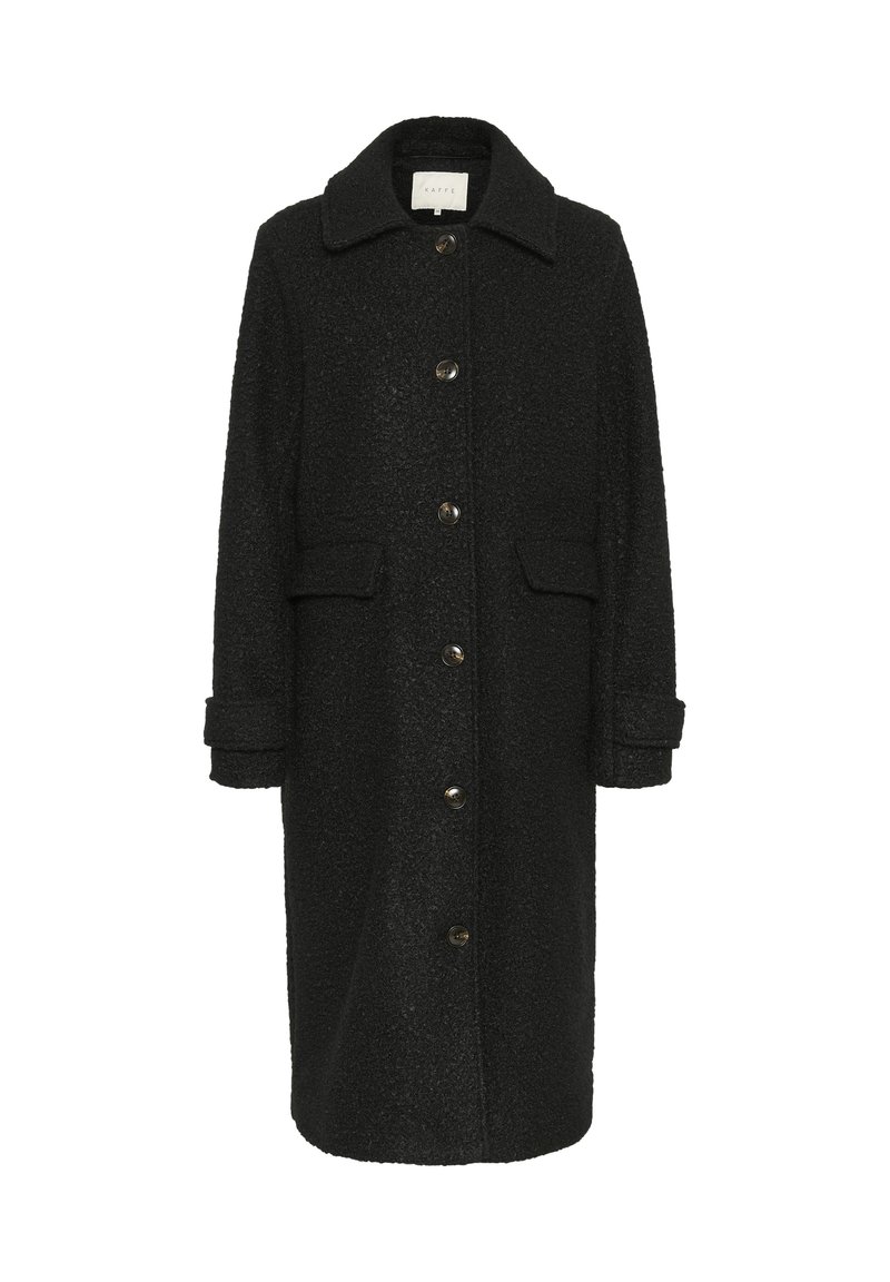 Kaffe Mantel gemêleerd zwart Kaffe Mantel gemêleerd zwart
