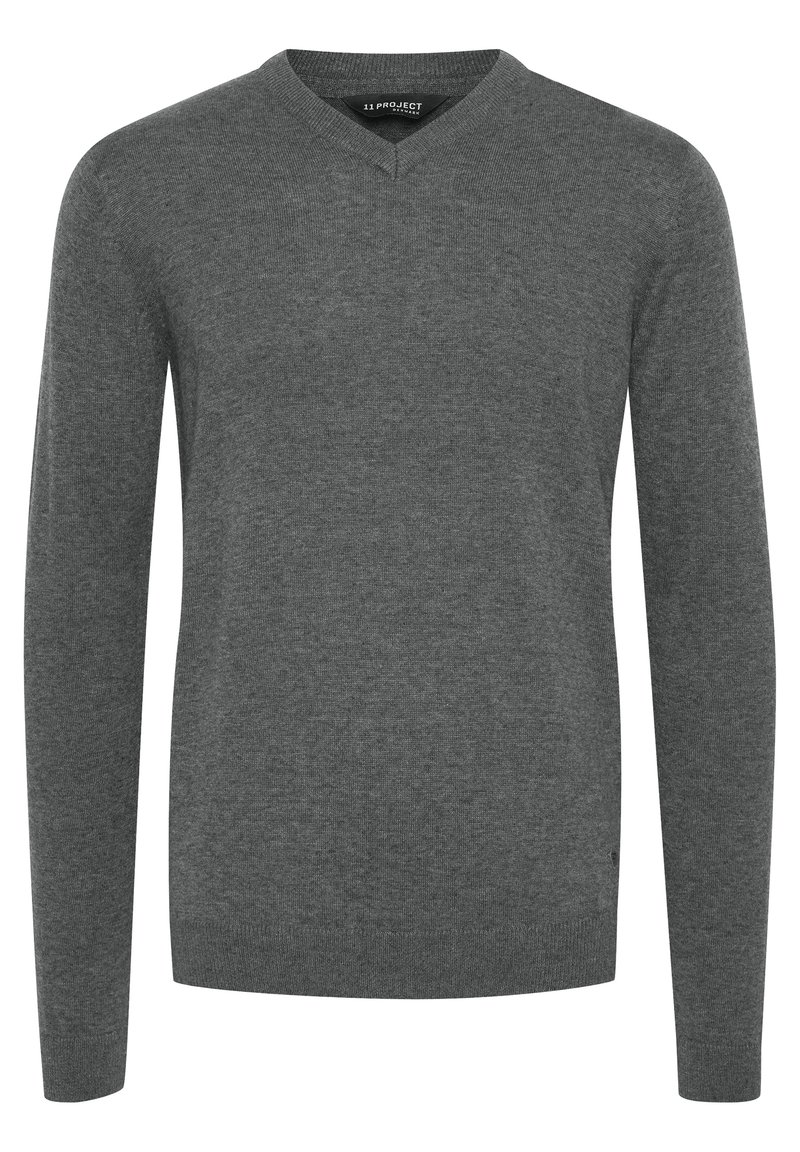 Herren Strickjacken | 11 Project PRINGMAR Strickpullover gray melange/grau - EU24476 Herren Strickjacken | 11 Project PRINGMAR Strickpullover gray melange/grau - EU24476