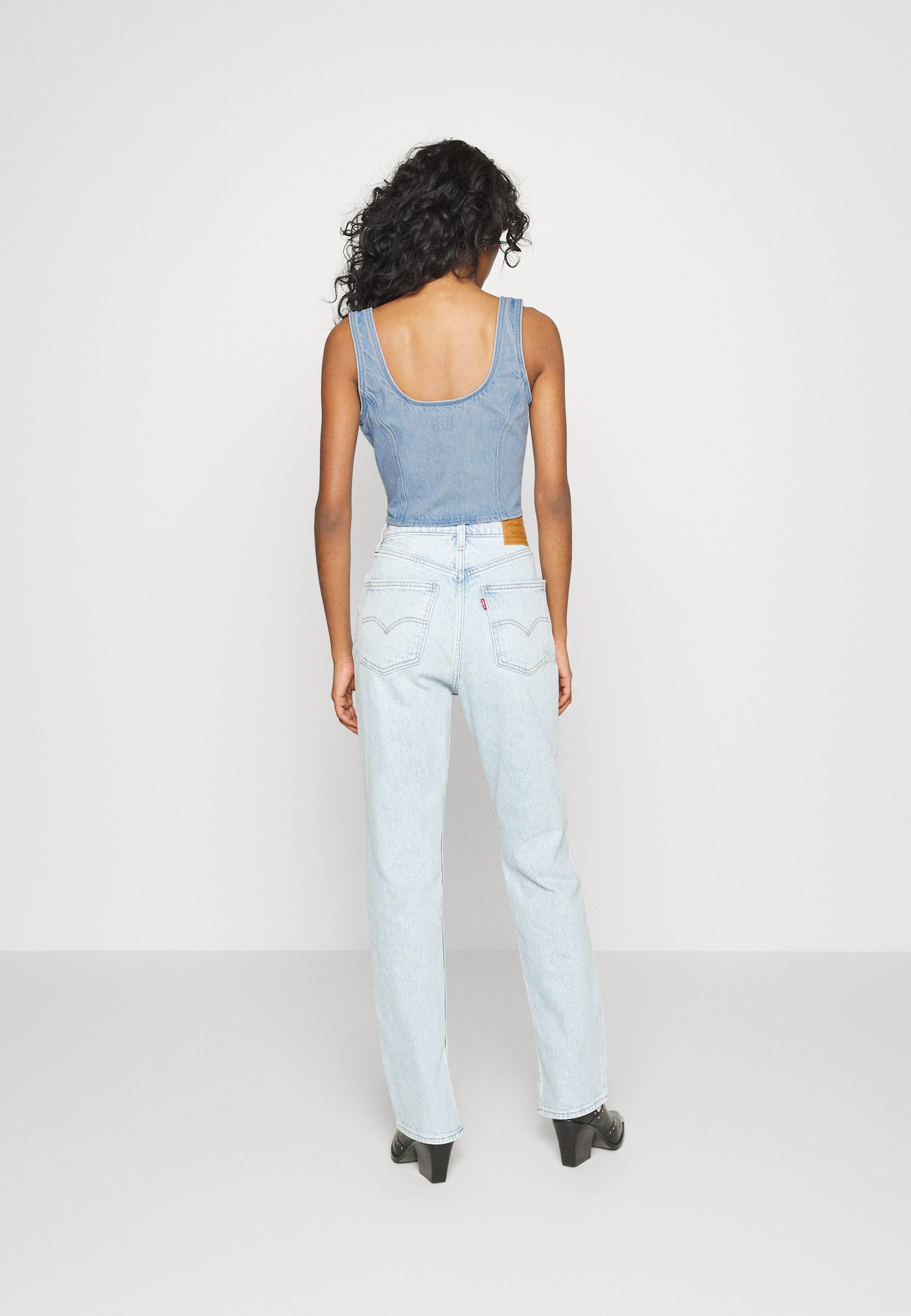 DANI CORSET - Top - indigo stonewash 