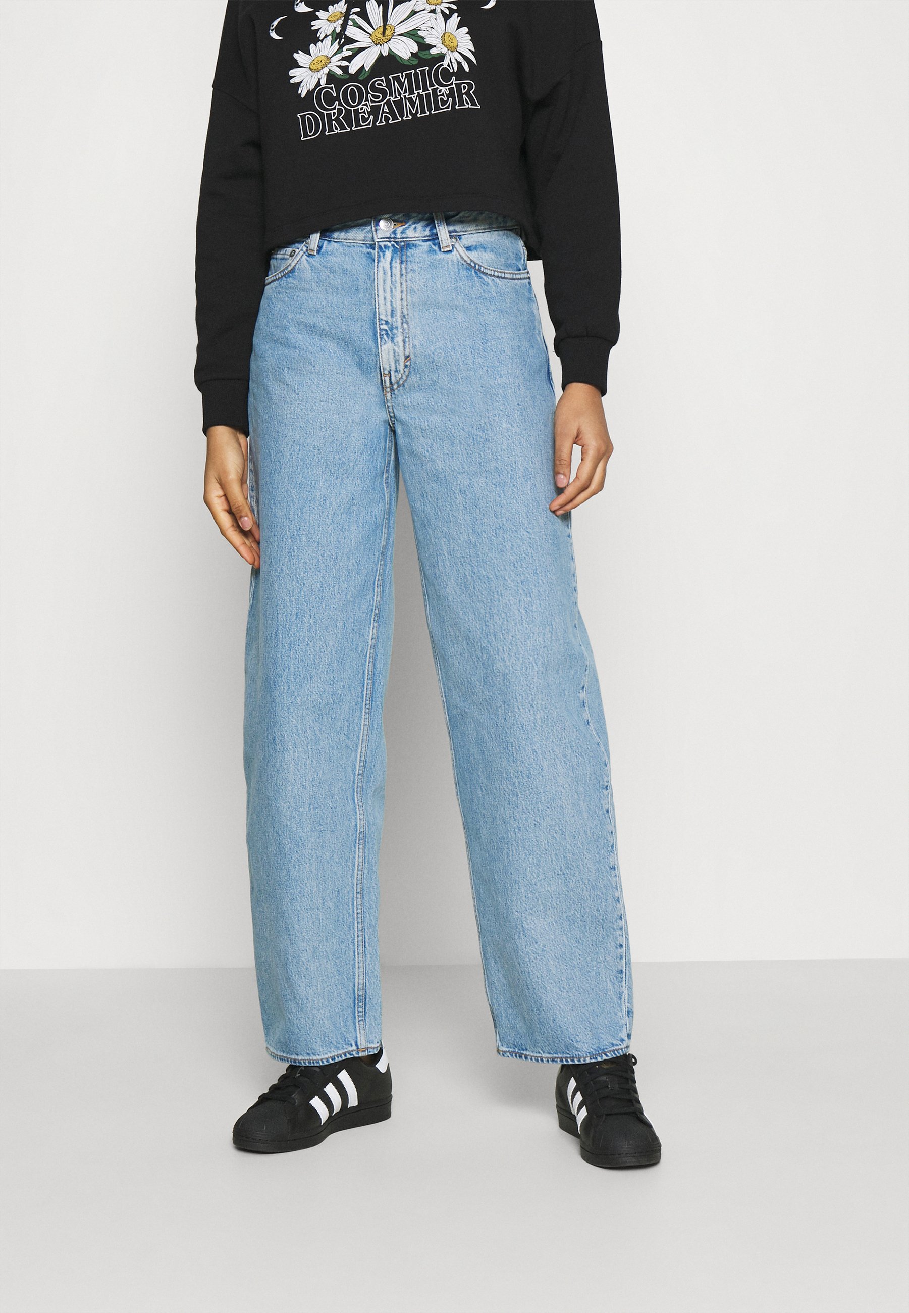 Weekday RAIL - Relaxed fit jeans - pen blue/Blauw - Zalando.nl
