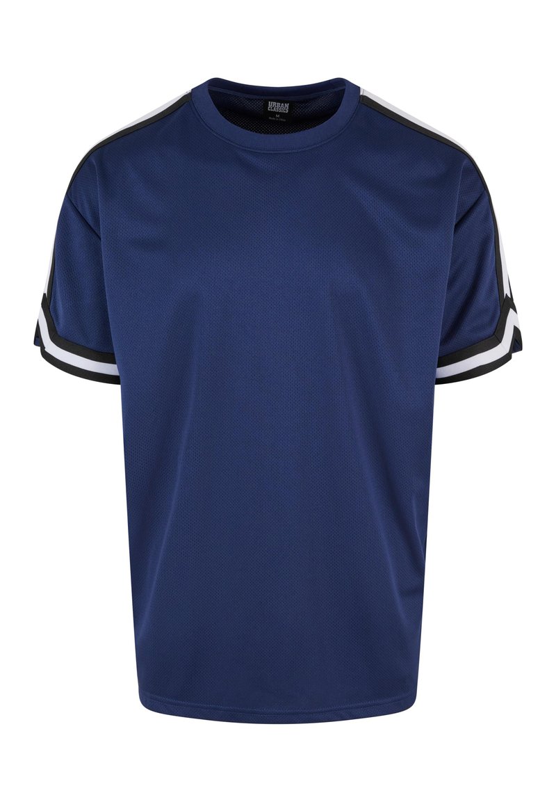 Urban Classics T-shirt print donkerblauw Urban Classics T-shirt print donkerblauw