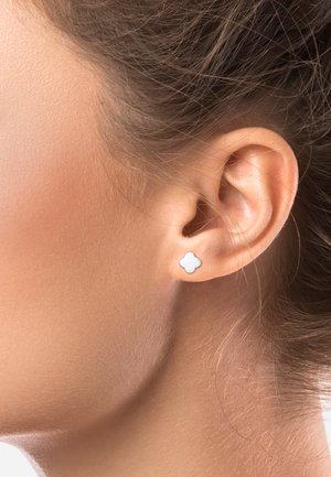 BASIC CLOVERLEAF - Earrings - silver-coloured