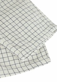 Next WIDE LEG SET - REGULAR FIT - Tygbyxor - white grid print