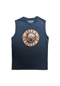 Paradiso Clothing GUNS N' ROSES BAND LOGO MUSCLE - Top - blue
