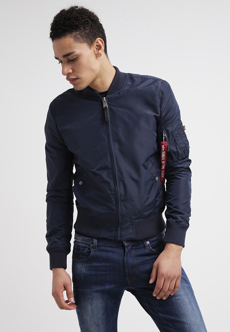 Alpha Industries - MA-1 TT - Giubbotto Bomber - marine, Ingrandire