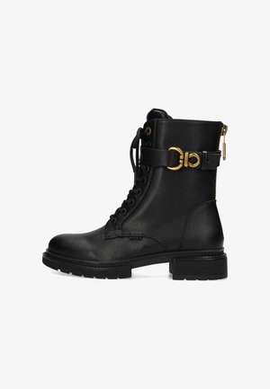 Mexx, MEXX ANKLE BOOT KIMBERLY II GLAD ANKLE BOOT - Platform ankle boots - black