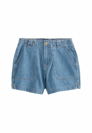 UTILITY PETITE - Pantaloni scurți din denim - mid blue