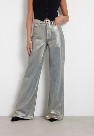 Jean flare - silver-coloured