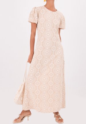 Vestido largo - beige