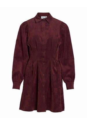 VILA, ETUIKLEID VICORDU CORDUROY - Robe chemise - port royale