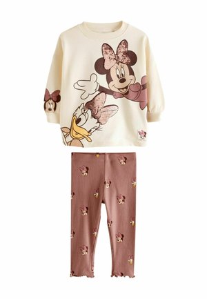 DISNEY MINNIE MOUSE AND DAISY SEQUIN SET- REGULAR FIT - Retuusid - püksid - ecru white