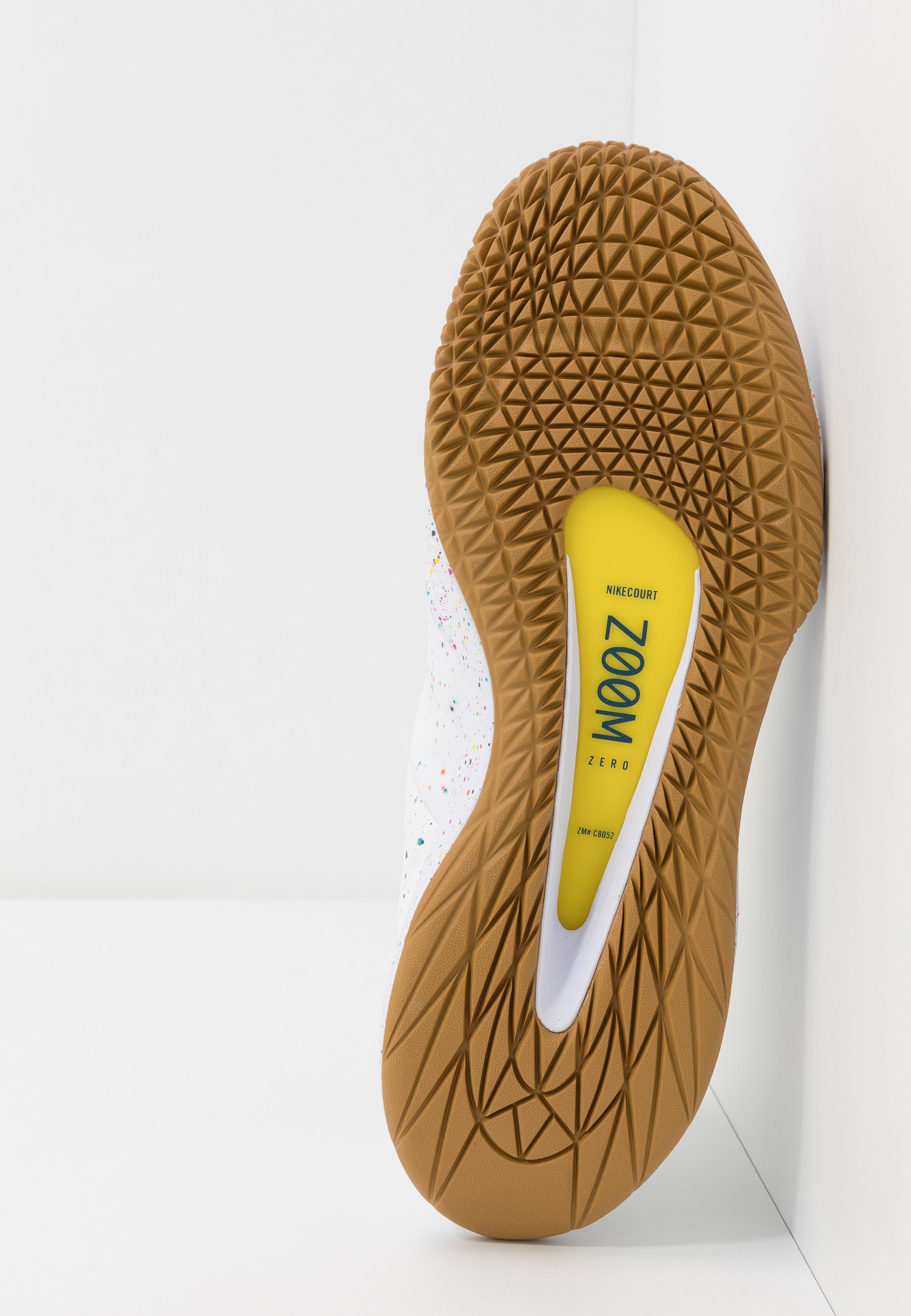 Nike Performance COURT AIR ZOOM HC - Chaussures de tennis toutes surfaces -  white/valerian blue/oracle aqua/blanc - ZALANDO.FR