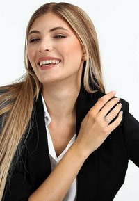 CHRIST Ring - weißgoldfarben