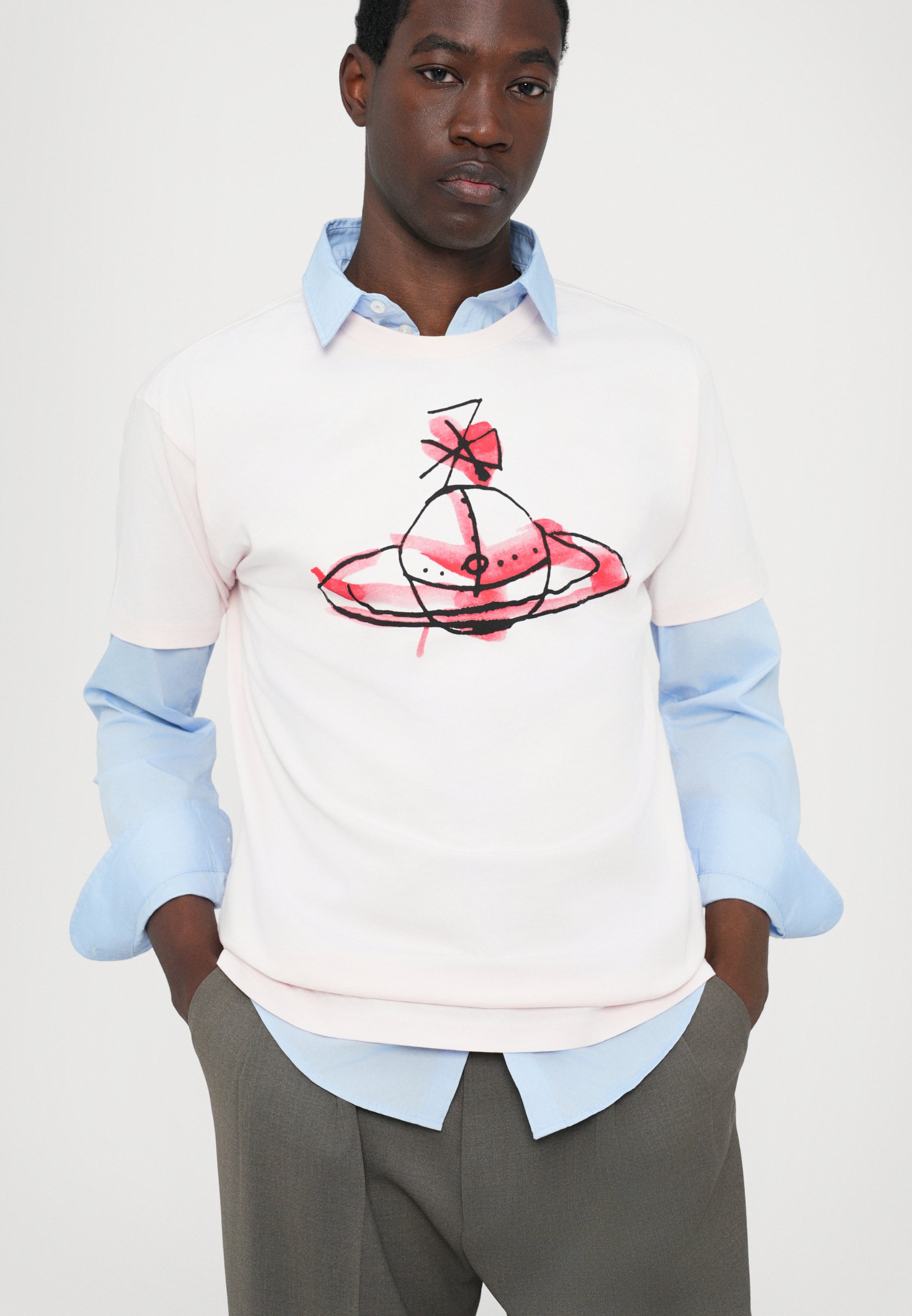 Vivienne Westwood DRAWN ORB CLASSIC UNISEX - Print T-shirt