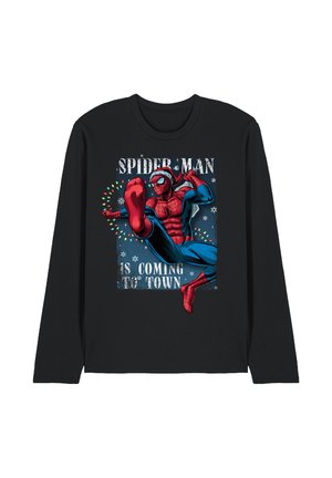 MARVEL SPIDERMAN IS COMING TO TOWN - Long sleeved top - black