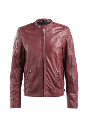 Lederjacke - cognac braun