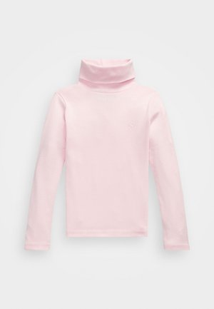 RIBBED COTTON MODAL TURTLENECK - Neule - hint of pink