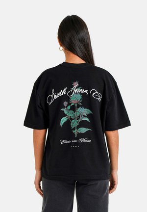 Sixth June Print T-shirt - black