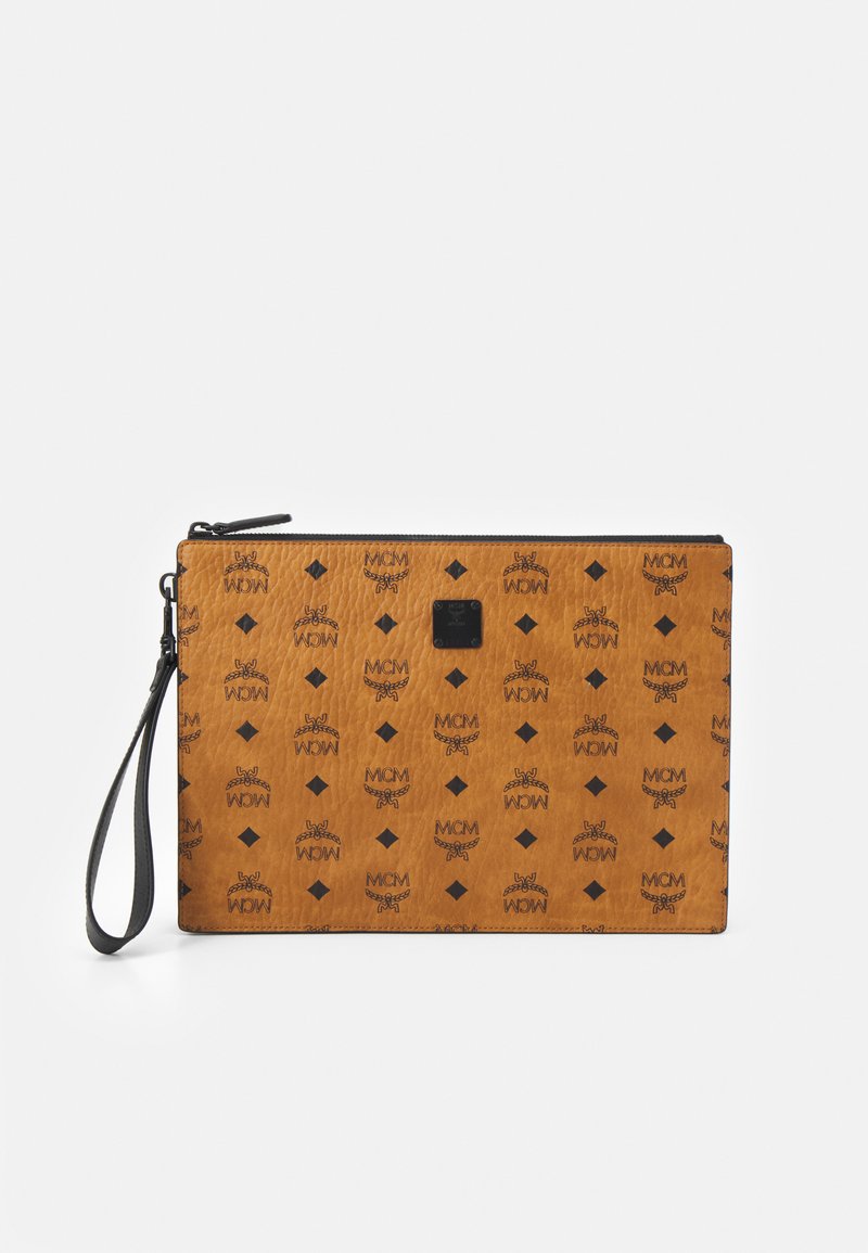 MCM AREN POUCH MEDIUM - Ručna torbica - cognac