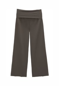 FOLD-OVER WAIST - SMART - Bukser - taupe
