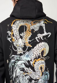 Next GRAPHIC REGULAR FIT - Sweatshirt - mottled black