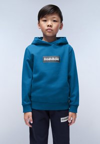 Napapijri CHAMOIS UNISEX - Pulover s kapuco - blue sapphire