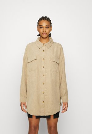 NMFLANNY SHACKET - Short coat - off-white