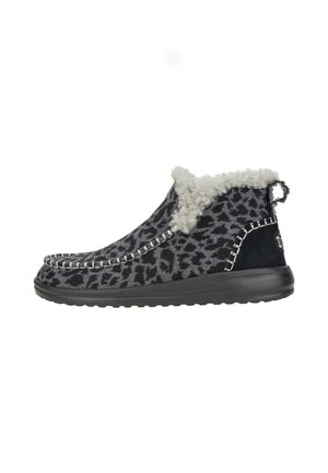 Denny Leopard - Stiefelette - Stivali da neve  - black leopard