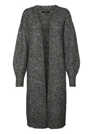 Cardigan - mottled dark grey