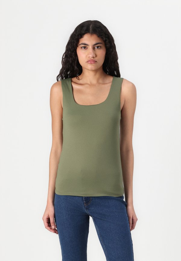 VIKENZA U-NECK TANK REV NOOS - Top - four leaf clover