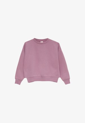 s.Oliver BOXY MIT CUT-OUT AM SAUM - Sweatshirt - lavendel