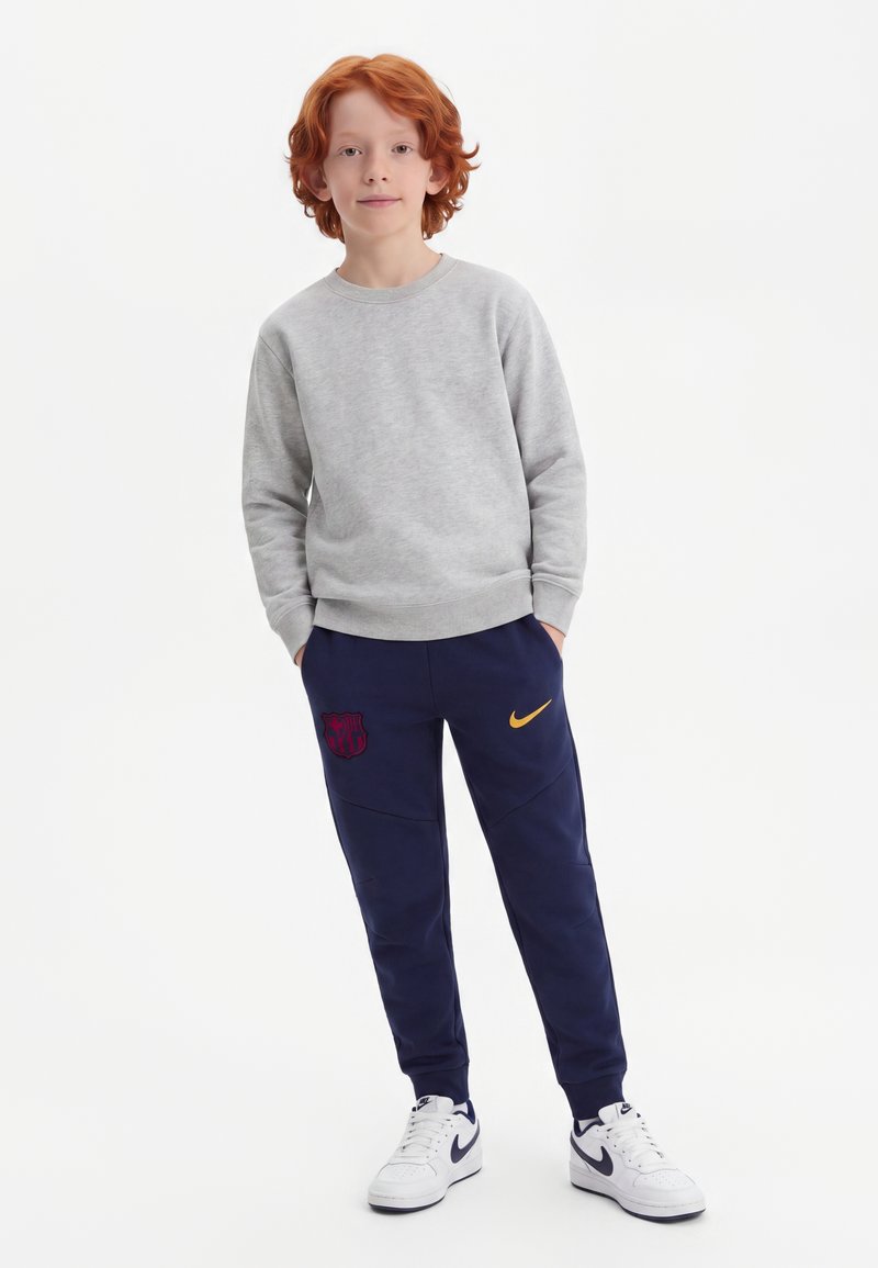 Nike Performance FC BARCELONA FCB PANT UNISEX - Παντελόνι φόρμας - blackened blue/mineral yellow