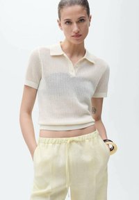 Mango ALADA - Broek - light yellow