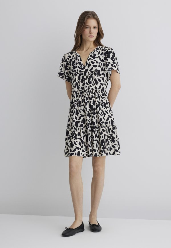 Freizeitkleid - geo animal print