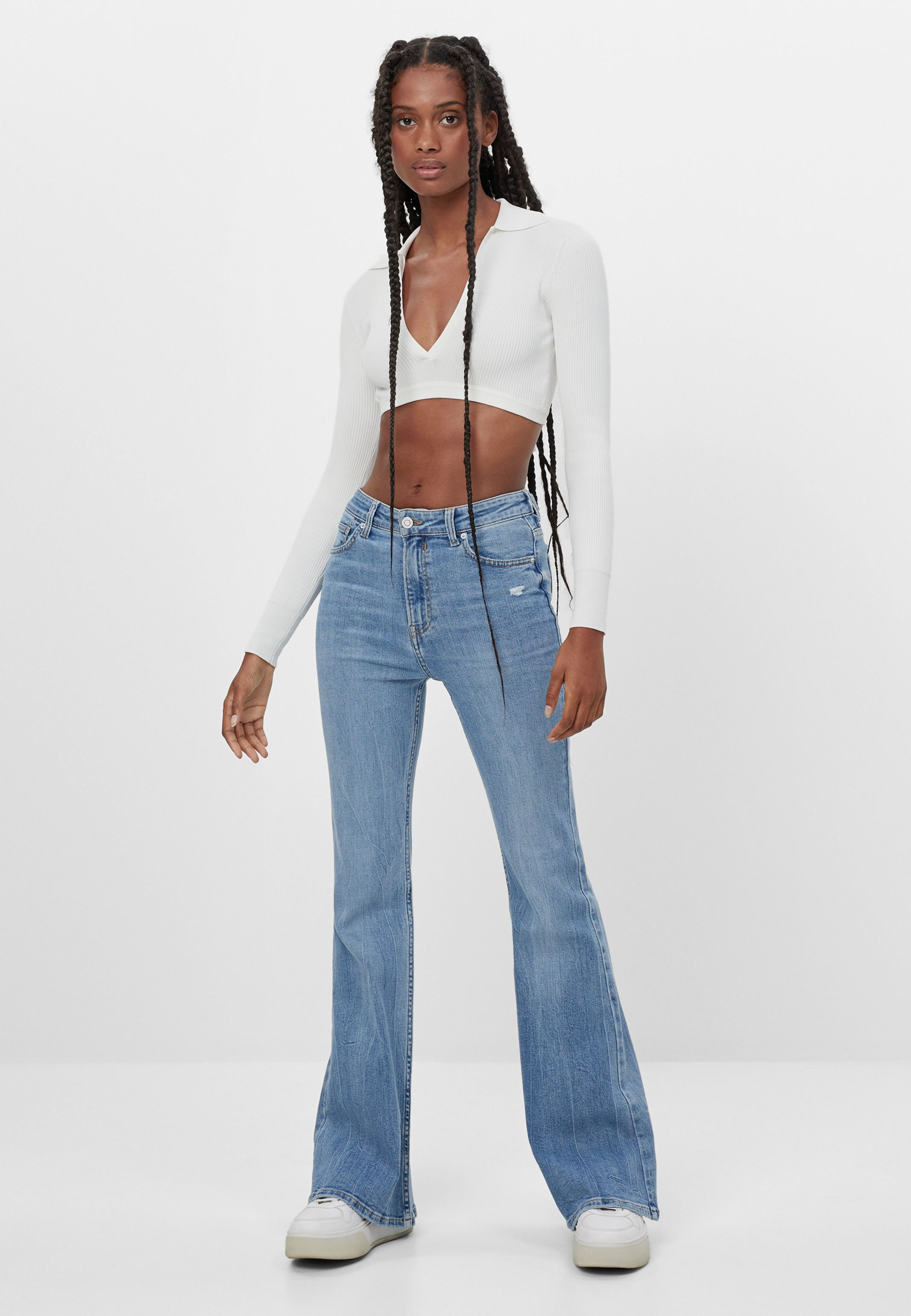 طارد عربه قطار الأساطير bershka bootcut jeans - sibaspreciclean.com
